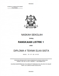 Image of E-Book Hanjar Rangkaian Listrik I Prodi Elkasista