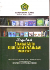 Regulasi Standar Mutu Buku Umum Keagamaan Tahun 2022