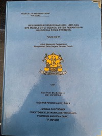 Image of Implementasi Sensor MAX30102, LM35 dan GPS Module GT-U7 sebagai Sistem Pemantauan Kondisi dan Posisi Personel