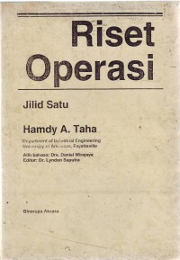 Riset Operasi Jilid 1