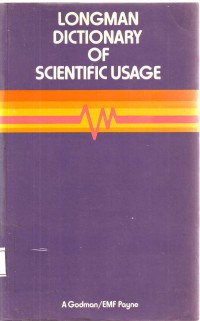 Image of Longman Dictionary of Scientific Usage