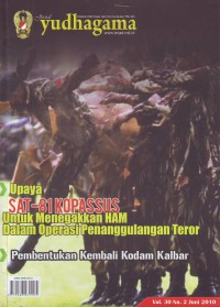 Jurnal Yudhagama Vol. 30 No.2 Juni 2010