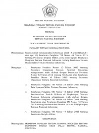 Peraturan Urusan Dinas Dalam Tentara Nasional Indonesia